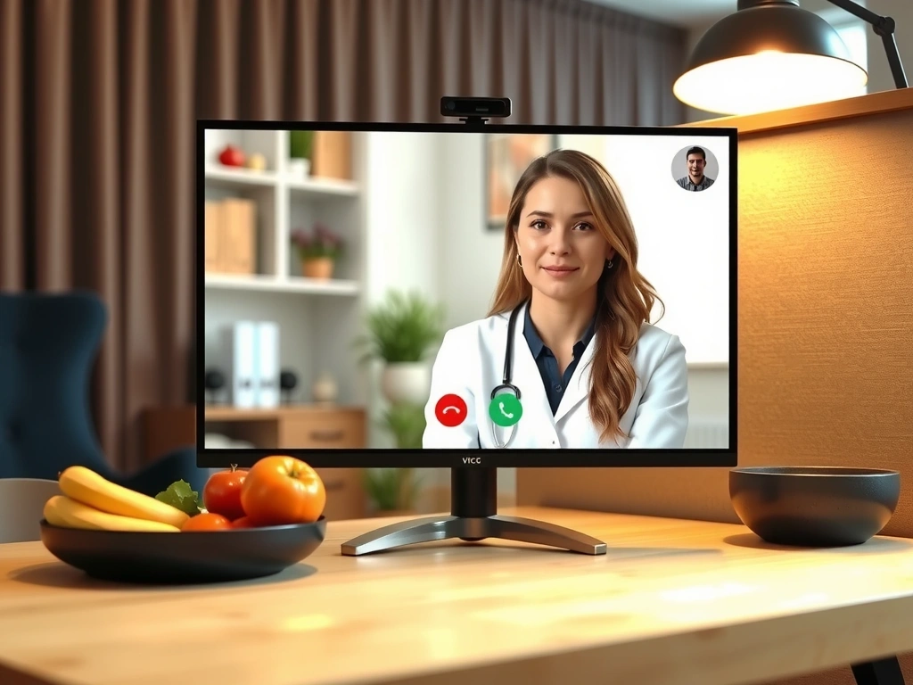 Online-Ernährungsberatung per Video